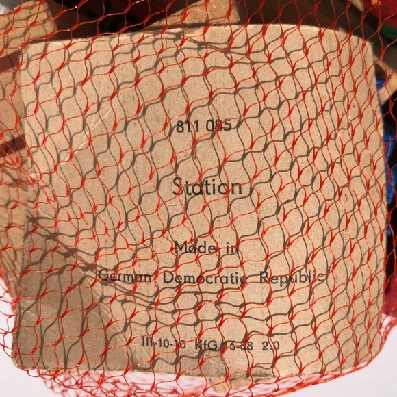 vintage Lot 2 sets East Germany Wooden Play Set Children Toy Circus Station - Picture 12 of 12